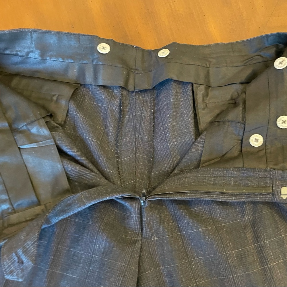 Ralph Lauren Charcoal Windowpane Suit - Picture 6 of 6